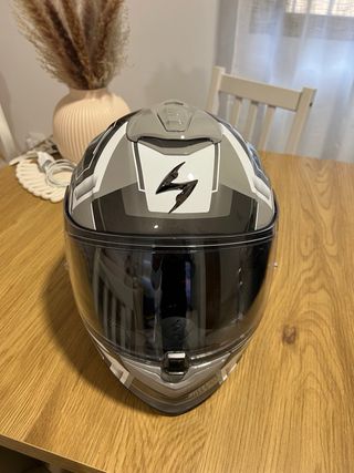 Casco Scorpion EXO-1400 EVO 2 LINART Gris. Talla M