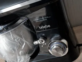 Batidora Amasadora Briebe Negra Inox 5L KM1164