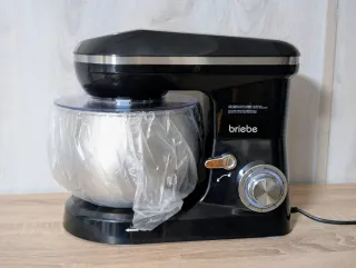 Batidora Amasadora Briebe Negra Inox 5L KM1164