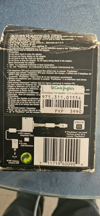 Adaptador RF PlayStation 1 Sony