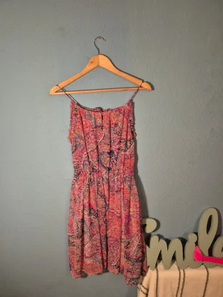 Vestido Estampado Flores Talla L