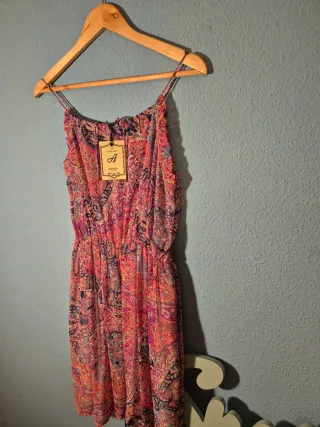 Vestido Estampado Flores Talla L