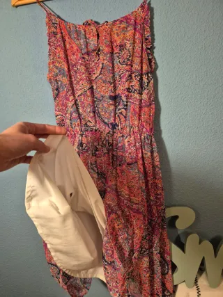 Vestido Estampado Flores Talla L