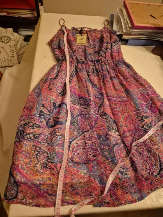 Vestido Estampado Flores Talla L