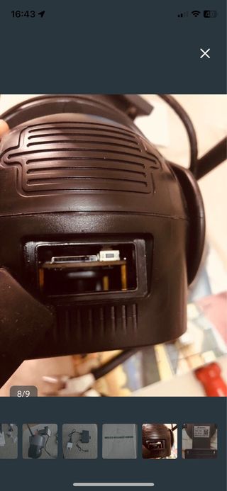 Cámara exterior de vigilancia WiFi 2.4GHz