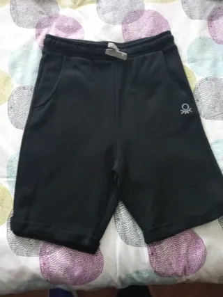 Pantalones cortos negros niño Benetton