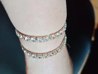 Set bracciali argento elasticizzati