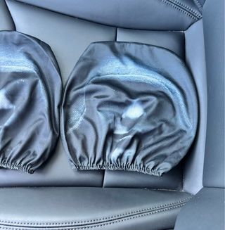 N.2 copri poggiatesta Tesla con Stampa