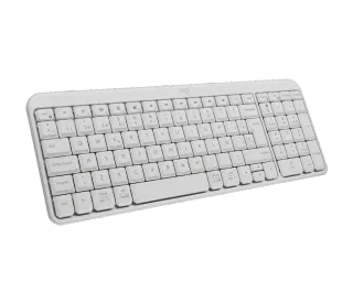 Teclado Logitech K250 y Ratón M196 Blanco