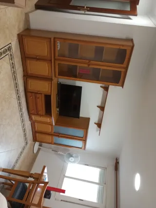 Mueble salon provenzal madera de pino maciza