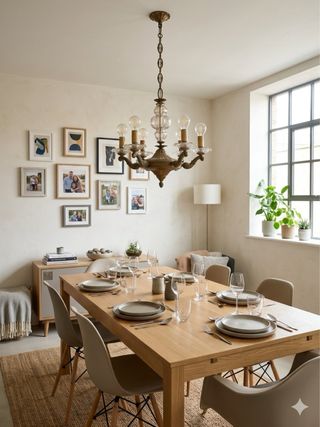 Lampada Vintage in Vetro e Metallo