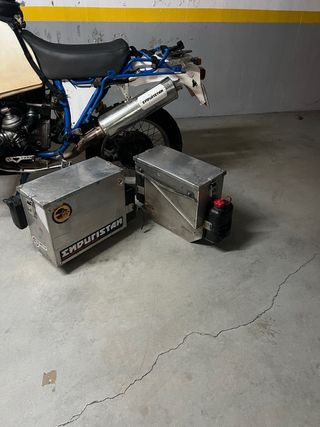 BMW R100GS - Quadro Traseiro, Assento e Malas