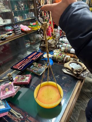 Candela pensile Seletti arancione/gialla