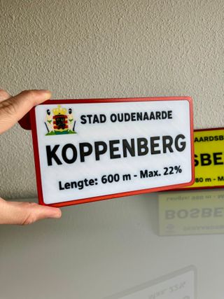 Placa ciclista Koppenberg – Tour de Flandes