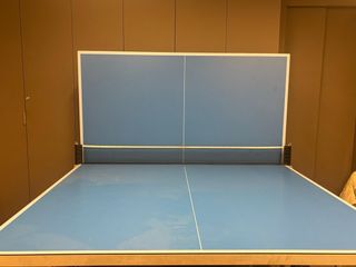 Mesa de ping-pong azul