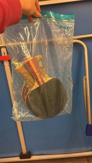 Mesa de ping-pong azul