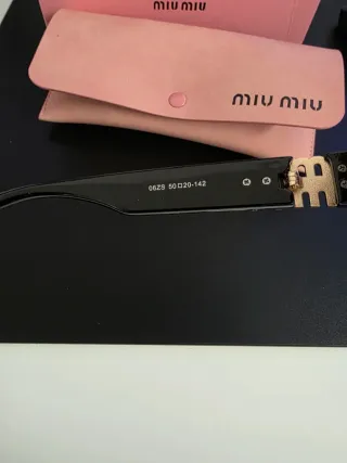 Occhiali da sole Miu Miu neri