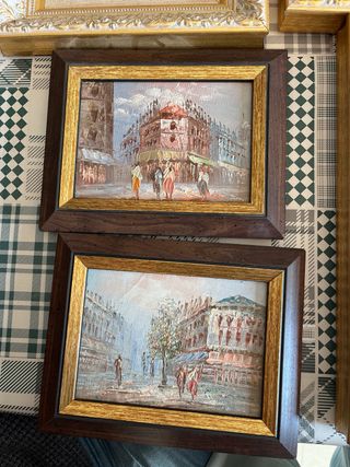 Quadri ad acquerello e olio