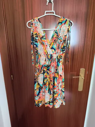 Vestido estampado multicolor