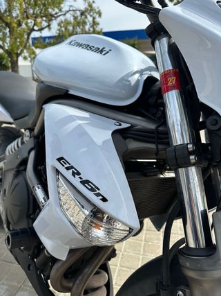 Kawasaki ER6N ABS A2 Blanca