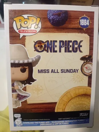 Funko Pop! One Piece Miss All Sunday 1884 Netflix