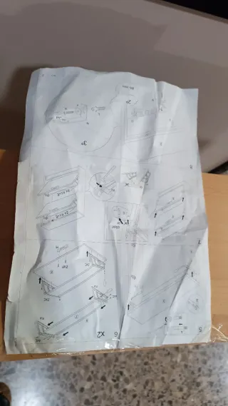 Mueble de madera nuevo