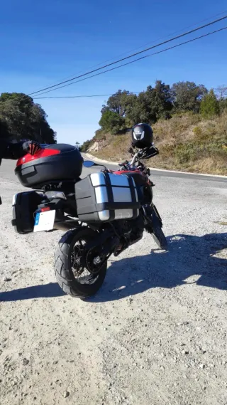 BMW F800 GS Naranja y Negra