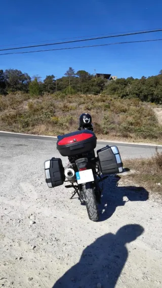 BMW F800 GS Naranja y Negra