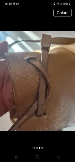 Borsa Trussardi Beige/Marrone