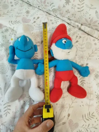 Peluche Papá Pitufo y Presumido