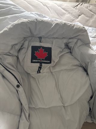 Chaqueta Zavetti Canada Gris Talla S