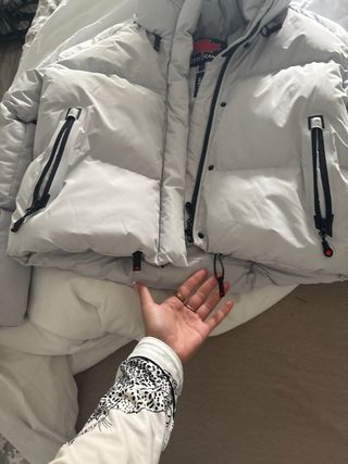 Chaqueta Zavetti Canada Gris Talla S