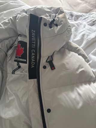 Chaqueta Zavetti Canada Gris Talla S