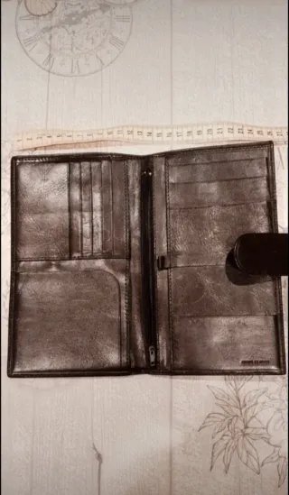 Portafoglio donna in pelle