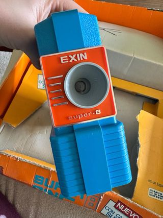 Proyector Cinexin Super 8 Azul/Naranja