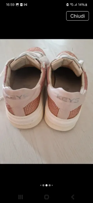 Scarpe Keys Donna Rosa 38