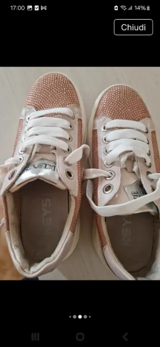 Scarpe Keys Donna Rosa 38