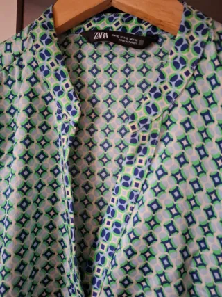 Camisa Zara geométrica