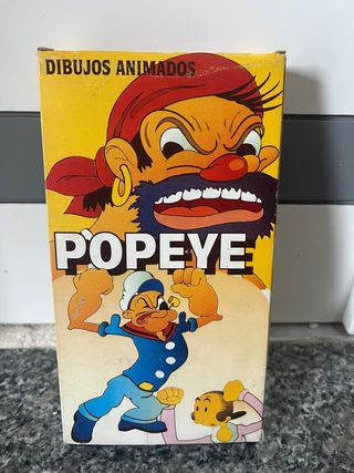 Cinta VHS Dibujos Animados Popeye