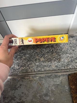 Cinta VHS Dibujos Animados Popeye