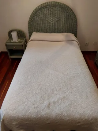 Conjunto Muebles Dormitorio Mimbre