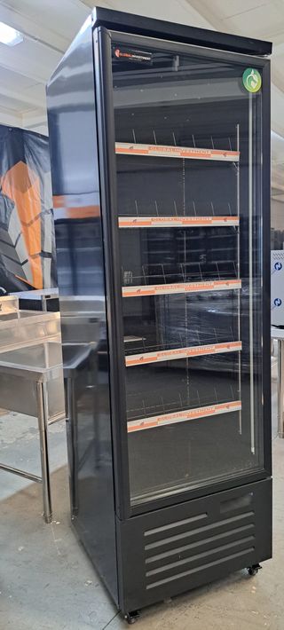 NEVERAS EXPOSITORAS 1 PUERTA NEGRA GLOBAL NUEVA