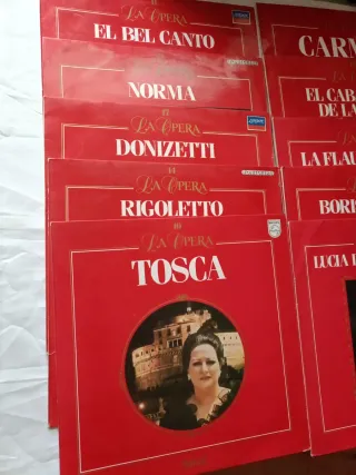 Lote Vinilos Ópera La Opera Salvat