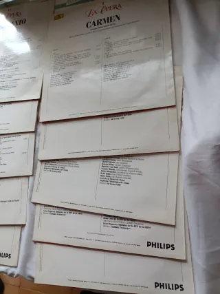 Lote Vinilos Ópera La Opera Salvat