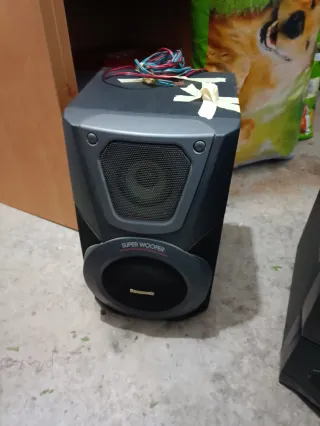 Mini cadena Panasonic Super Woofer