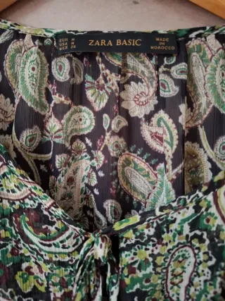 Blusa Zara Basic Estampada