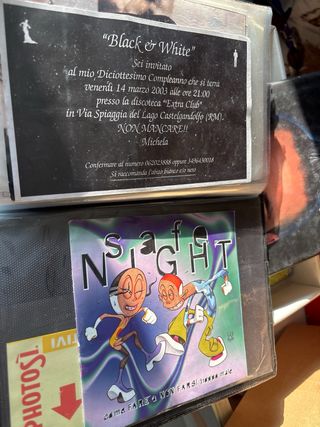 Set cartoline vintage: Resident Evil & Del Piero