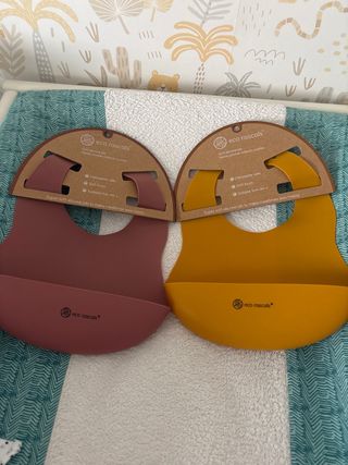 Pack 2 baberos silicona Eco Rascals