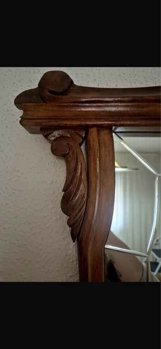 Espejo madera original restaurado