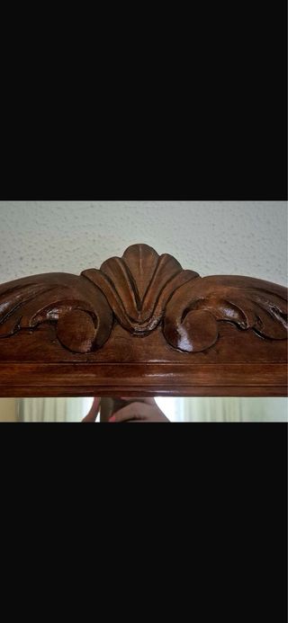 Espejo madera original restaurado